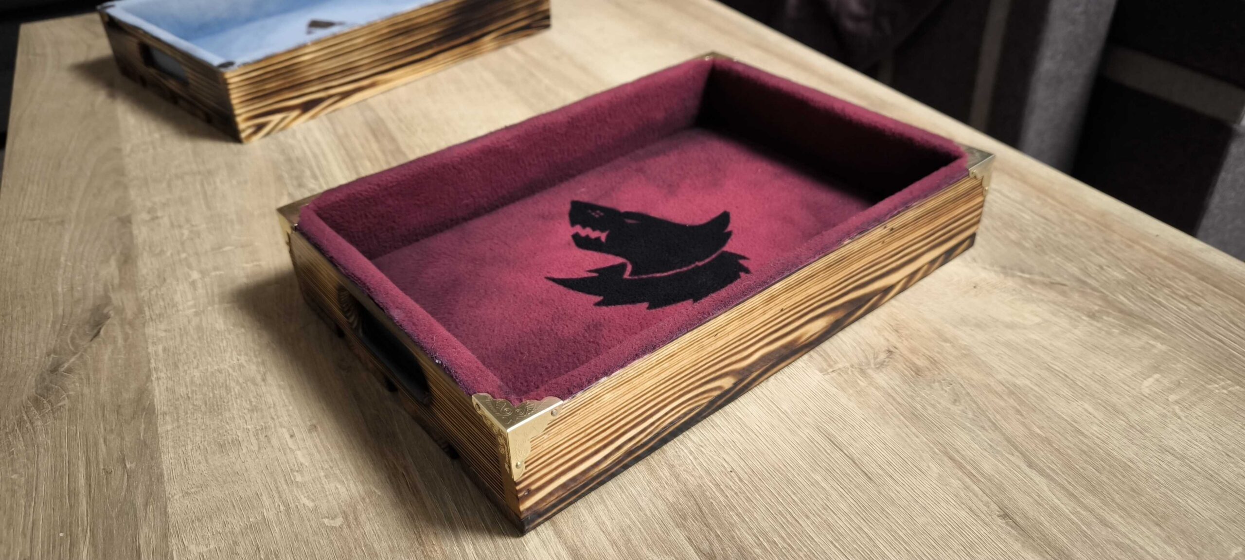 Dice tray detail view